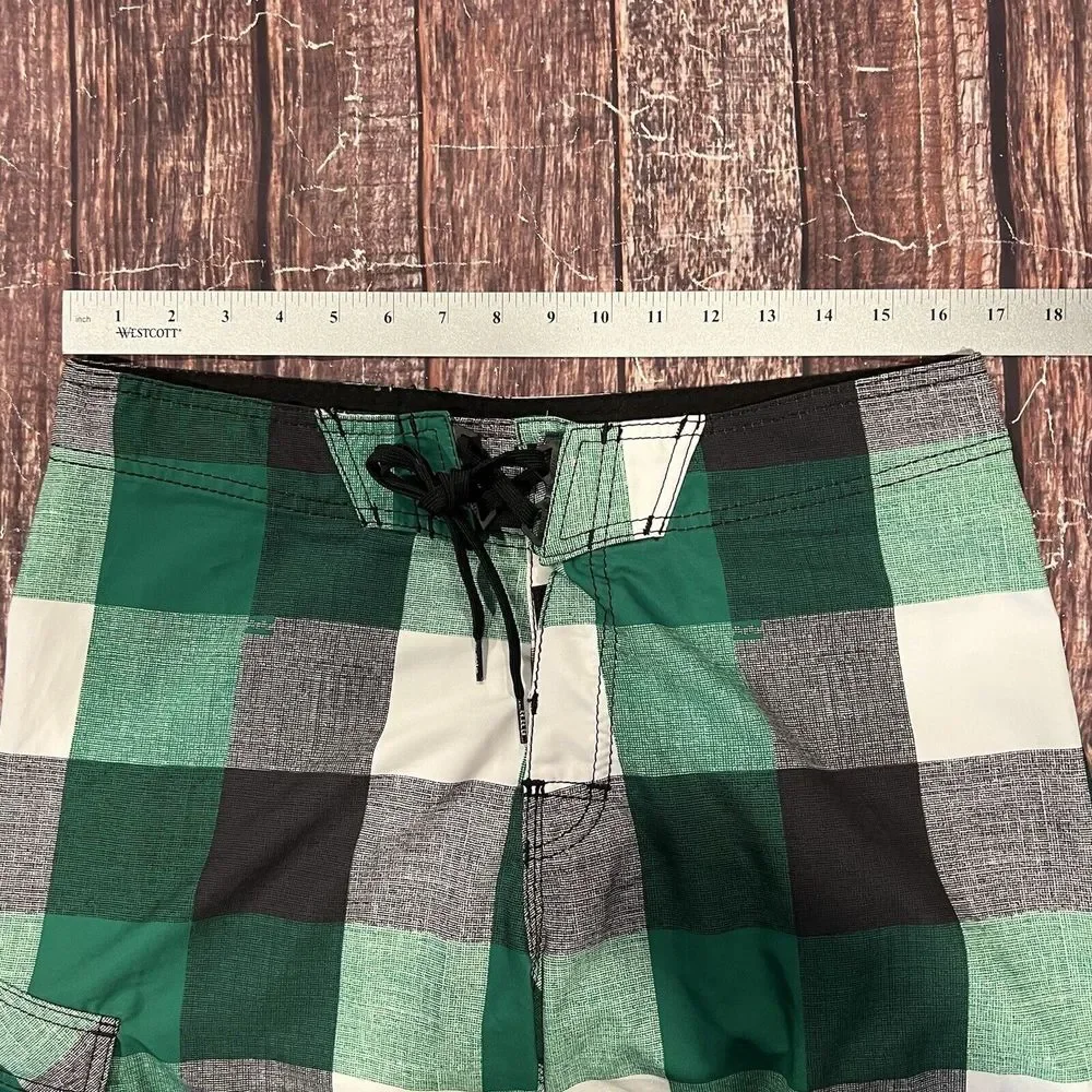 Billabong Platinum Men Water Boardshorts Px4‎ Hydrostretch Check Squares Size 32